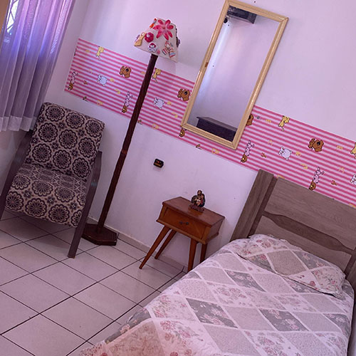 Foto de um dos quartos