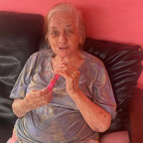 Delicioso geladinho para refrescar o calor